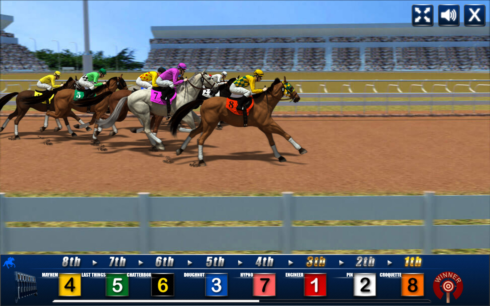 Photo: horse gambling online