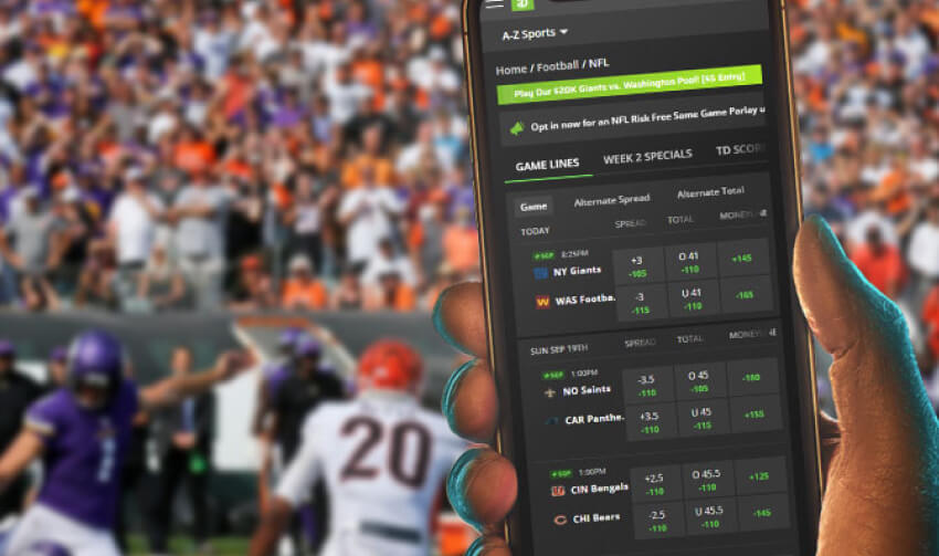 Photo: sports gambling website