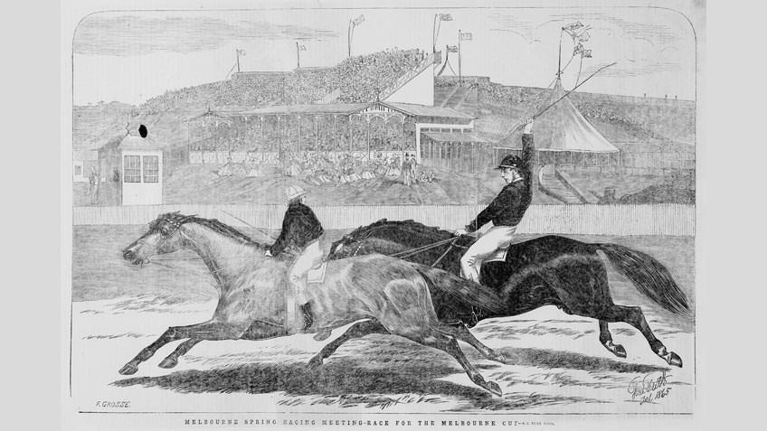 Photo: victorian horse racing