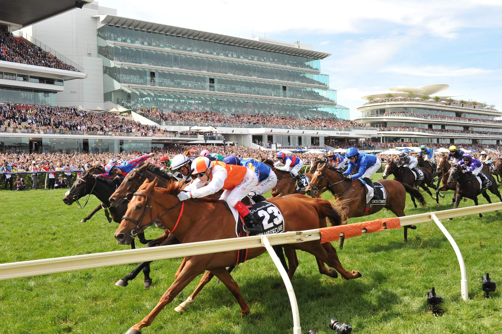 Photo: melbourne horse races today